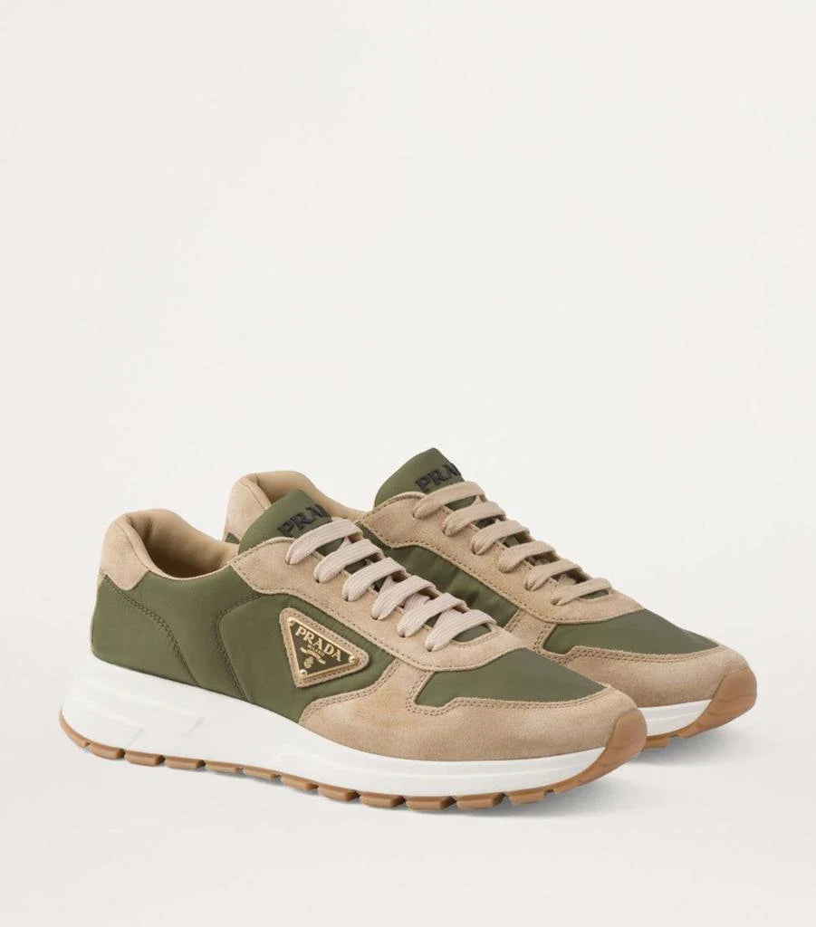 Men's Prada Prax 01 Re-Nylon 'Beige Green' Sneakers