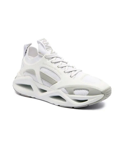 Men's Ea7 Emporio Armani Sneakers With Mesh Panels White Sneakers