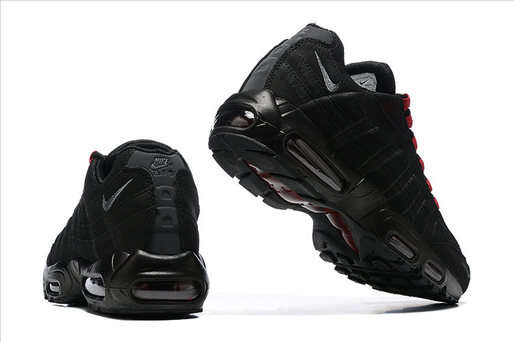 Men's Nike Air Max 95 Black Team Crimson Shoes