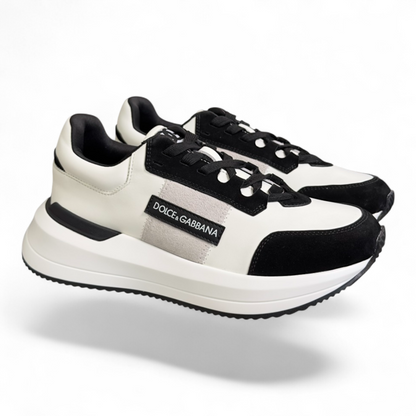 Men's Dolce & Gabbana Low-Top Platform White And Black White Sneakers