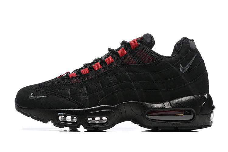 Men's Nike Air Max 95 Black Team Crimson Shoes