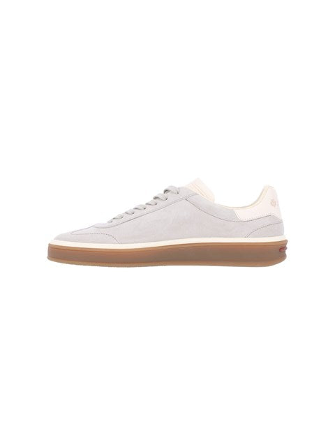 Men's Loro Piana Tennis Walk Gray Sneakers