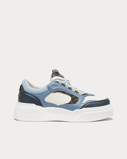 Men's FENDI Sneaker Fendi Force White Light Blue Sneakers