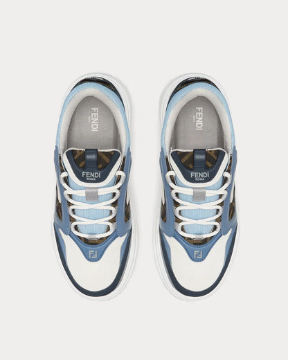 Men's FENDI Sneaker Fendi Force White Light Blue Sneakers