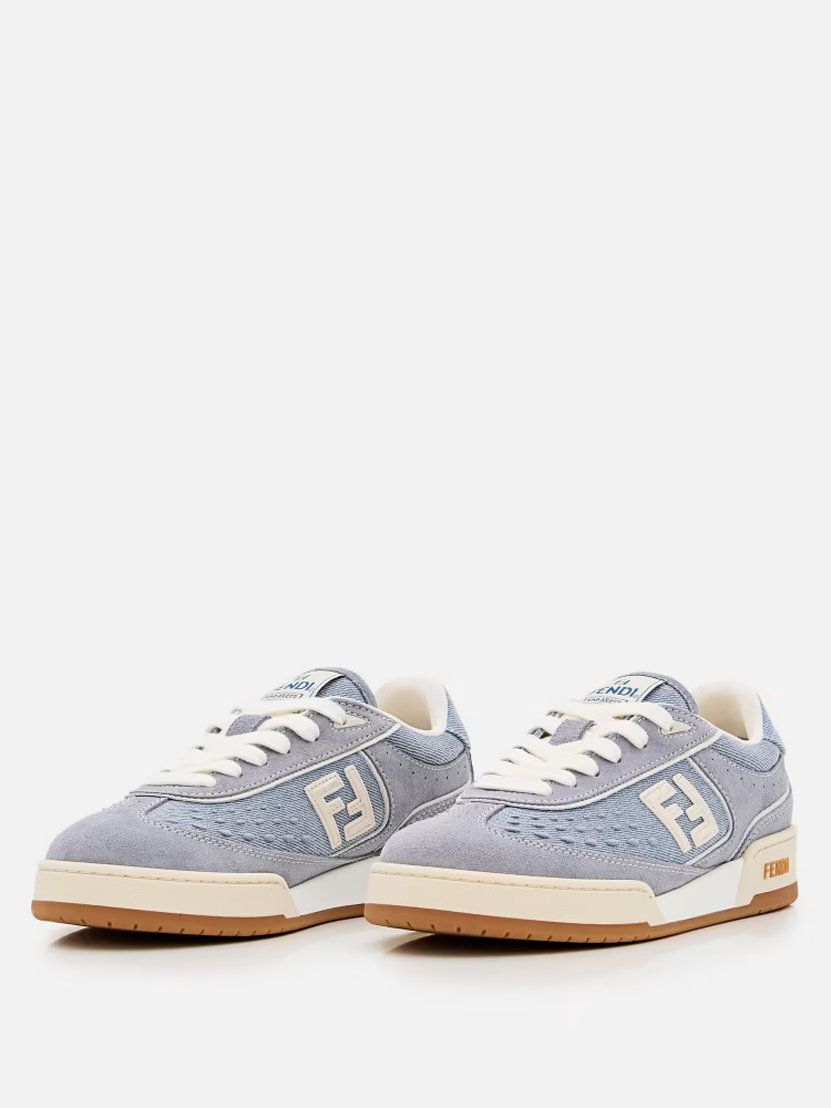 Men's Fendi Match Monogram Sneakers