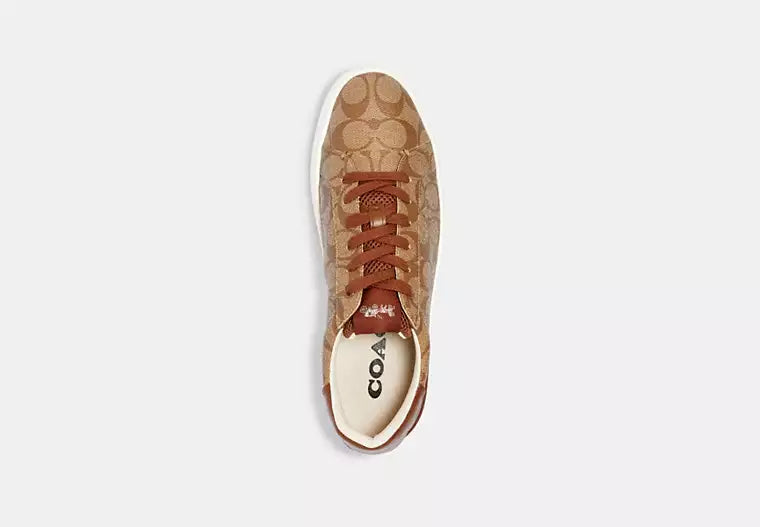 Men's Clip Low Top Khakisaddle Sneakers