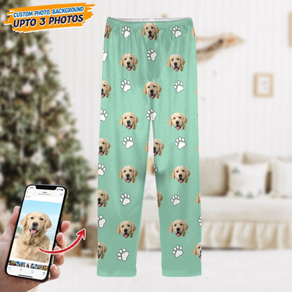 Custom Dog Cat Photo With Icon Decoration Pet Pajamas