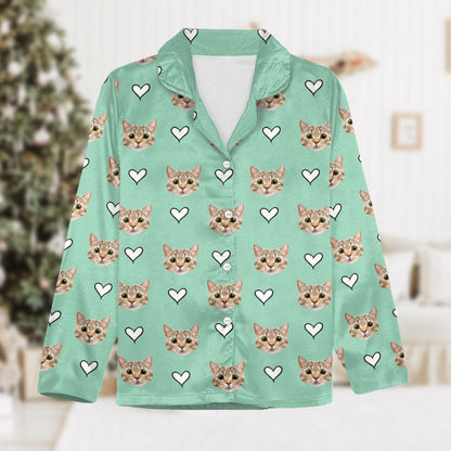 Custom Dog Cat Photo With Icon Decoration Pet Pajamas