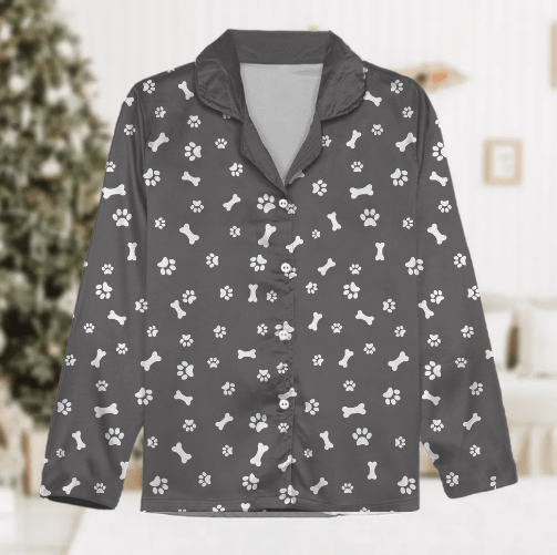 Custom Dog Face Photo With Colorful Background Pajamas