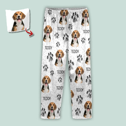 Custom Photo Dog Cat Paw For Dog Cat Lover Pajamas Christmas
