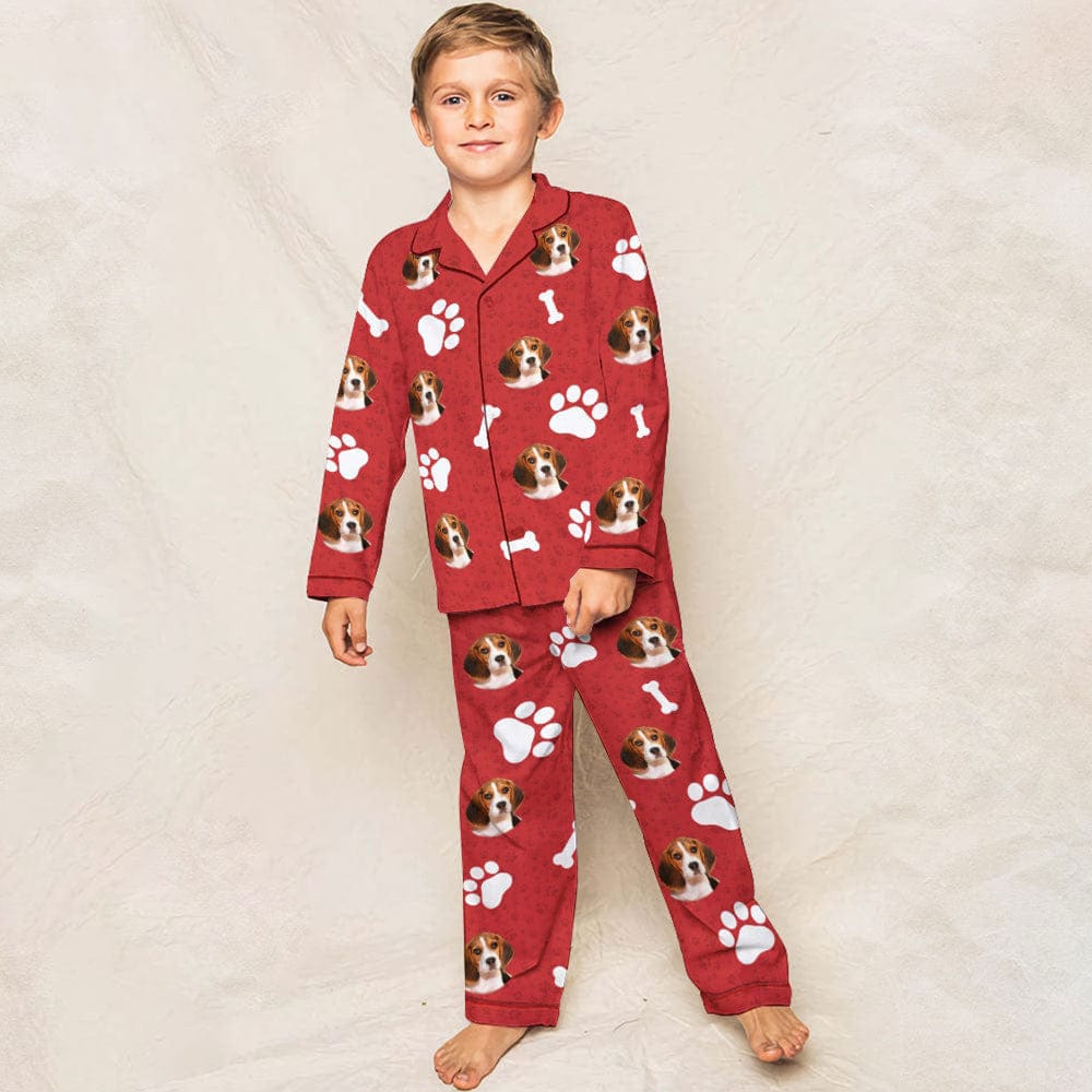 Custom Photo Dog Cat With Accessories Pattern Pet Pajamas