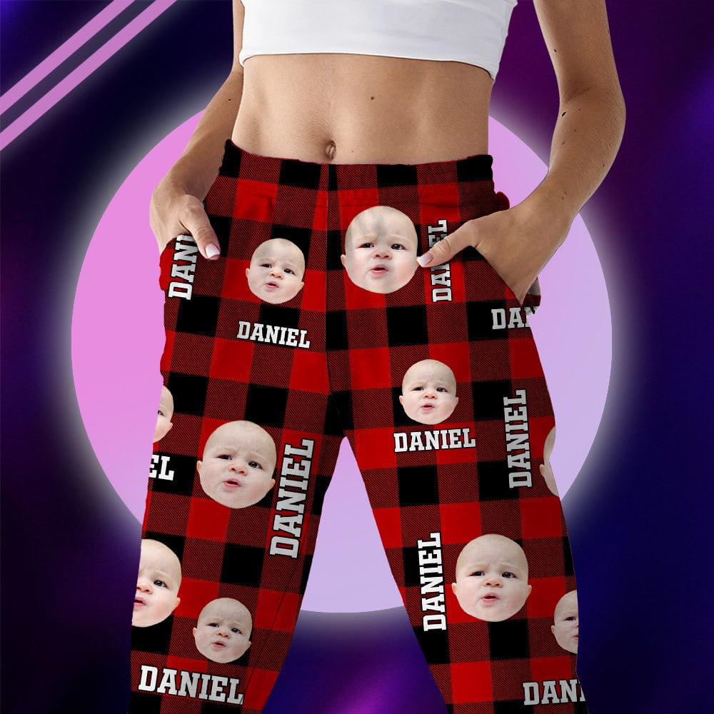 Custom Photo Human Face Flannel Pajamas