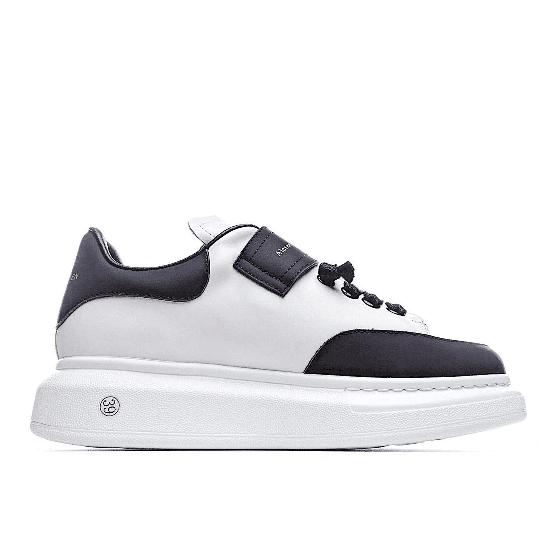 Men's Alexander MCQueen Oversized Sole Leather Sneakers Shoes V8