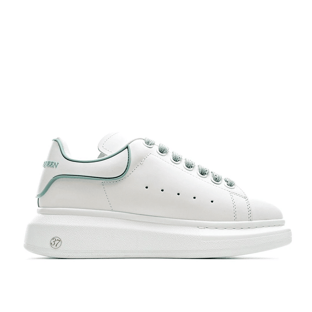 Men's Alexander MCQueen Oversized Sole Leather Sneakers Shoes V11