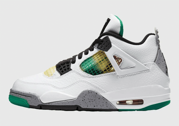 Men's Air Jordan 4 Do The Right Thing Rasta Shoes