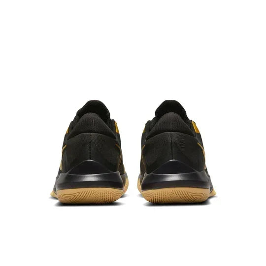 Men's Nike Precision 6 Black Metallic Gold Shoes