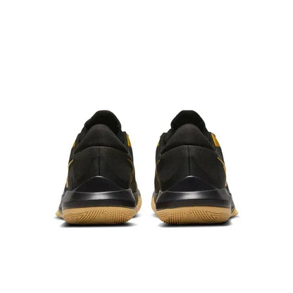 Men's Nike Precision 6 Black Metallic Gold Shoes