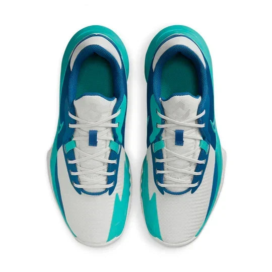 Men's Nike Precision 6 Industrial Blue Emerald Green Shoes