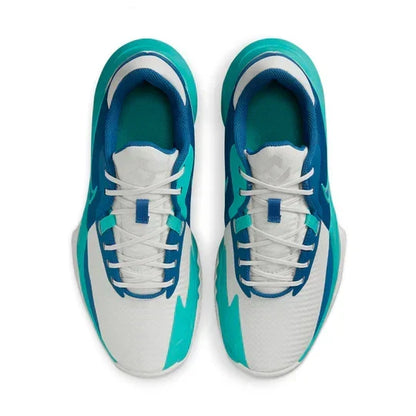 Men's Nike Precision 6 Industrial Blue Emerald Green Shoes