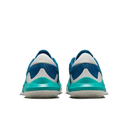 Men's Nike Precision 6 Industrial Blue Emerald Green Shoes