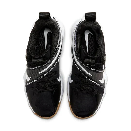 Men's Nike React Hyperset Black White Shoes