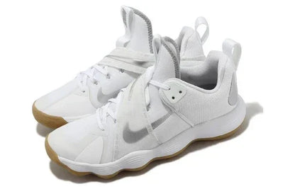 Men's Nike React Hyperset White Metallic Silver Shoes