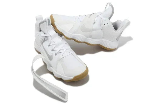 Men's Nike React Hyperset White Metallic Silver Shoes