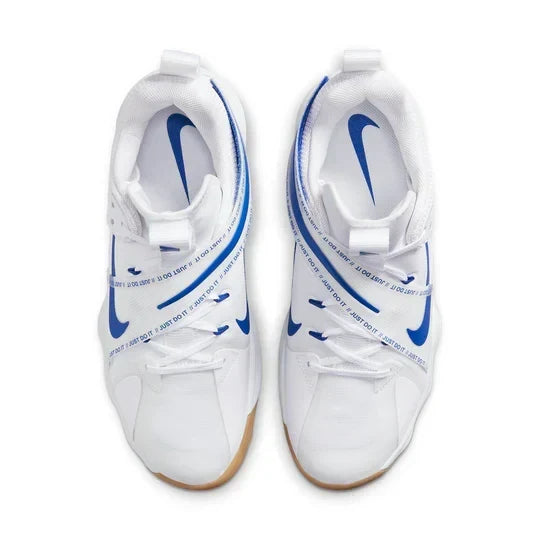 Men's Nike React Hyperset White Blue Shoes
