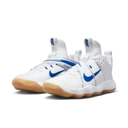 Men's Nike React Hyperset White Blue Shoes