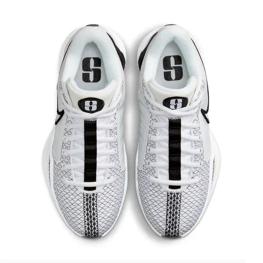 Men's Nike Sabrina 1 Magnetic White Black Silver Shoes