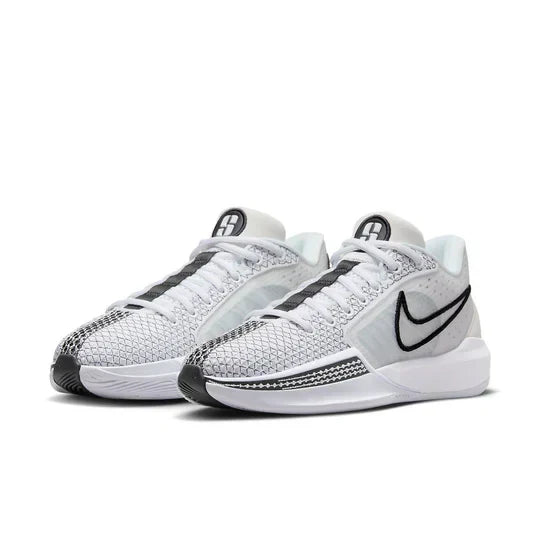 Men's Nike Sabrina 1 Magnetic White Black Silver Shoes