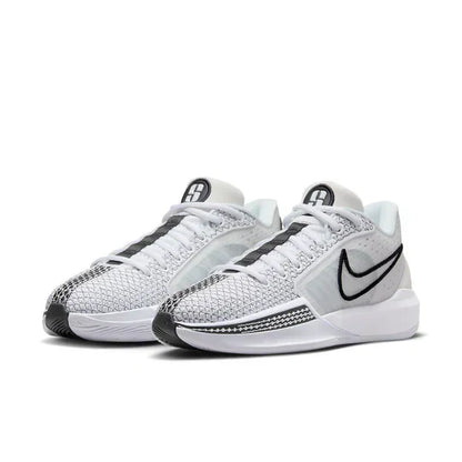 Men's Nike Sabrina 1 Magnetic White Black Silver Shoes