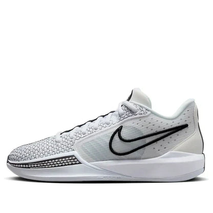 Men's Nike Sabrina 1 Magnetic White Black Silver Shoes
