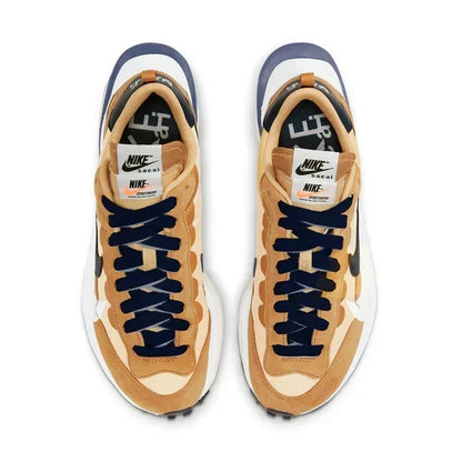 Men's Nike Vaporwaffle Sacai Sesame Blue Void Shoes