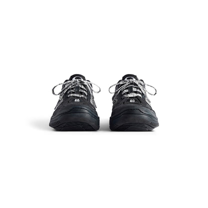 Men' Balenciaga Hamptons Worn-out Trainers Black Sneaker