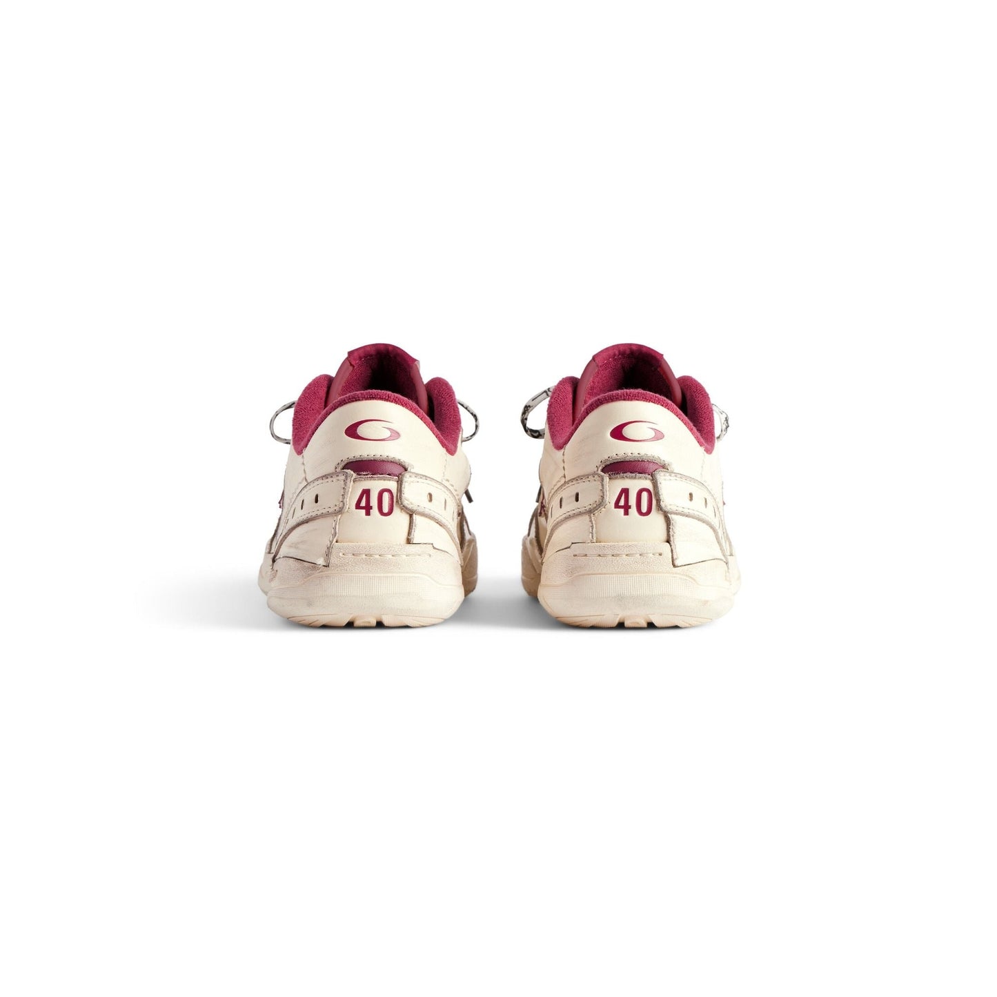 Men' Balenciaga Hamptons Worn-out Trainers White Sneaker