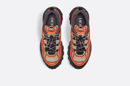 Men's Dior B31 Runner Beige Orange Sneakers