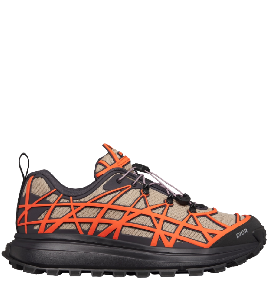 Men's Dior B31 Runner Beige Orange Sneakers