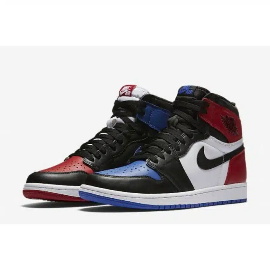 Men's Air Jordan 1 High 'White Blue Red’ Shoes