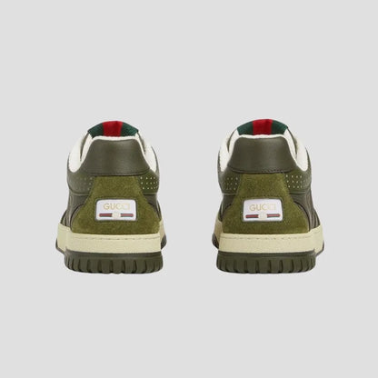 Men's Gucci Re-Web Dark Green Sneakers