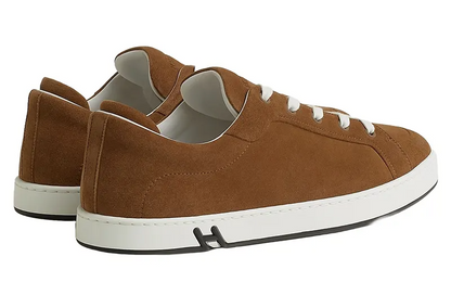 Men's Hermes Brown Sneakers
