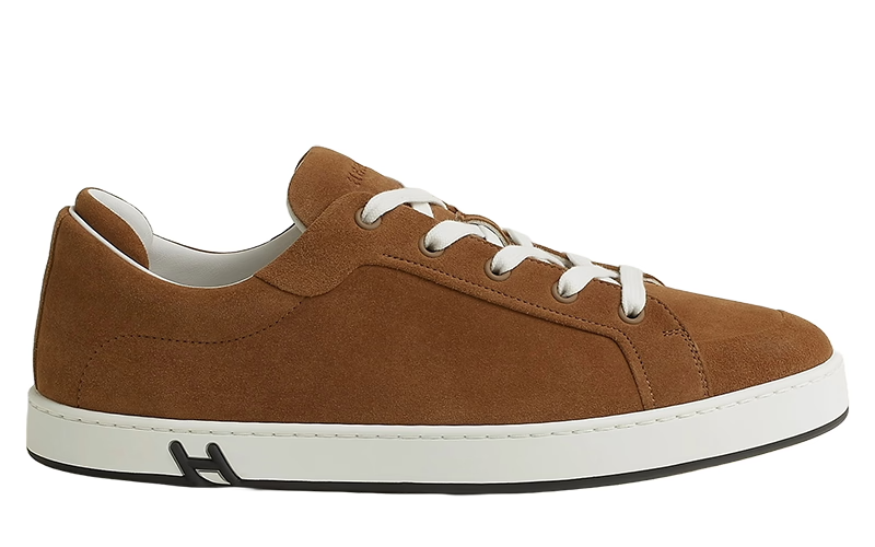 Men's Hermes Brown Sneakers