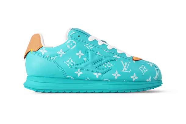 Men's Louis Vuitton BUTTERSOFT Teal  Sneakers