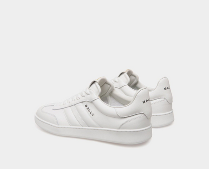 Men's Bally Retro Crest White Sneaker