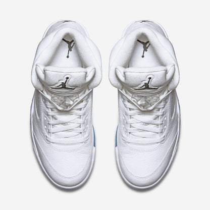 Men's Air Jordan 5 'White Metallic' Shoes
