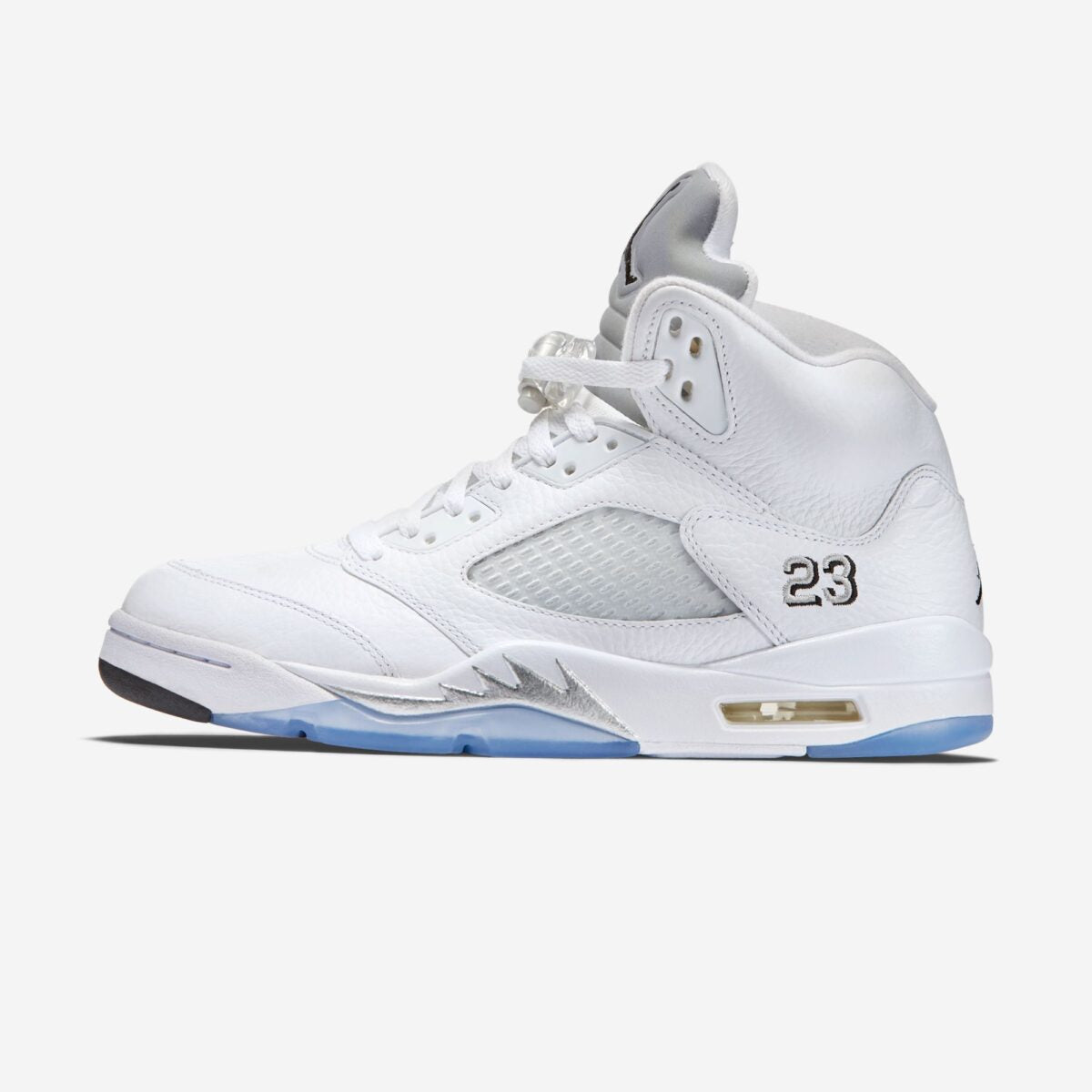 Men's Air Jordan 5 'White Metallic' Shoes