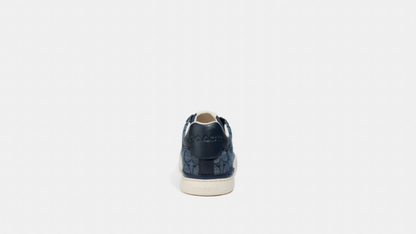 Men's Coach Clip Low-Top Skateboard Midnight Navy Sneakers