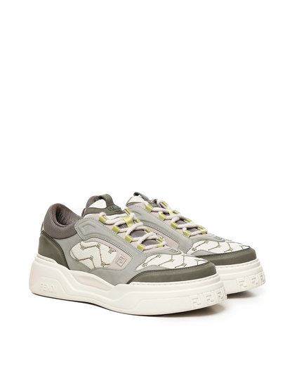 Men's FENDI Sneaker Fendi Force Green Sneakers