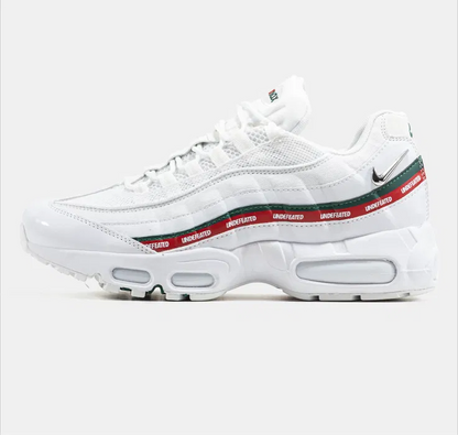Men's  Nike Air Max 95 White Red Shoes