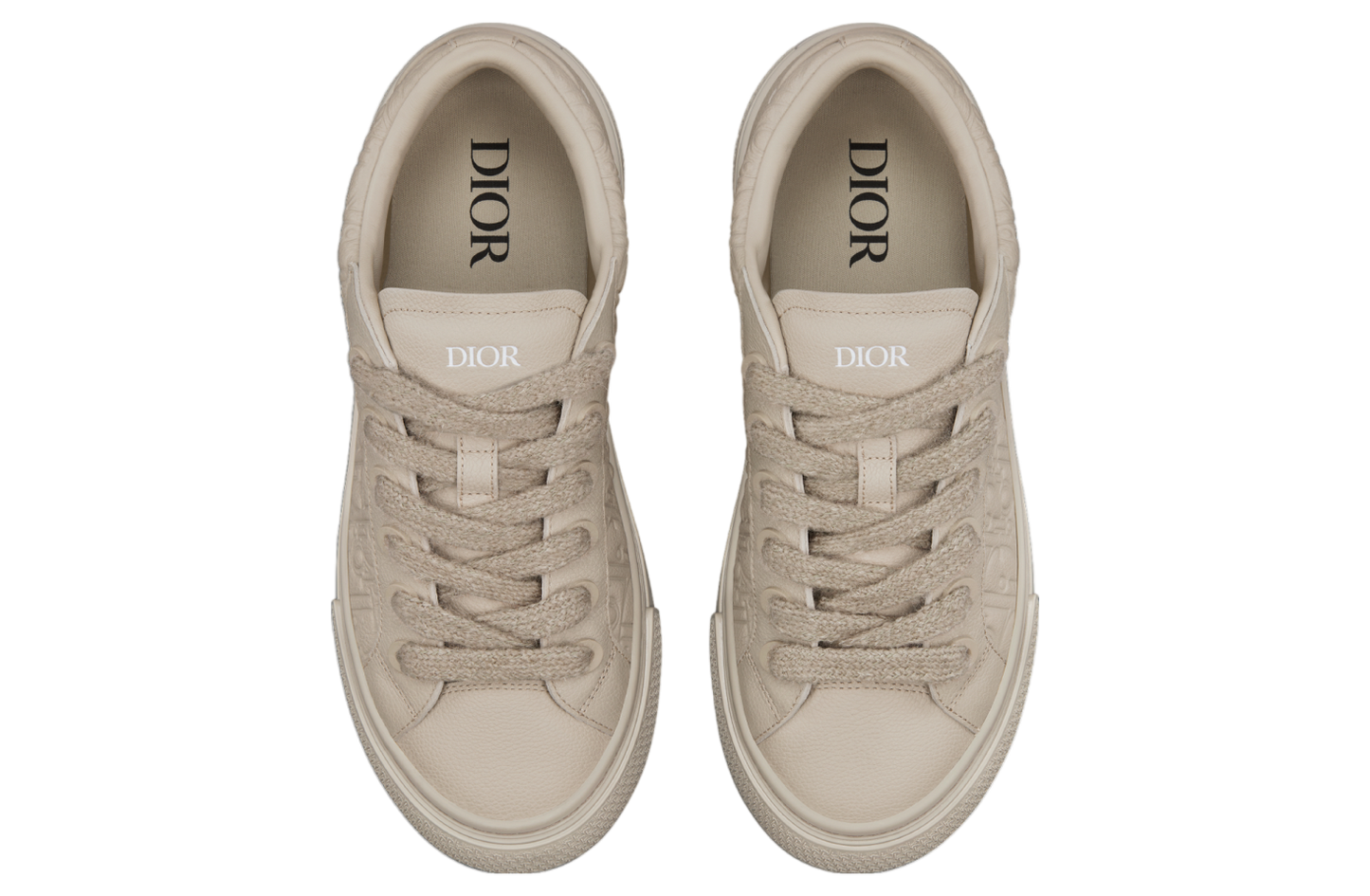 Men's Dior B33 Runner Beige Sneakers